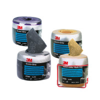 SCOTCH-BRITE ™ PAD HAND PRE-CUT PE UN ROLL CF-SR, 150 mm x 115 mm, s ufn, gri