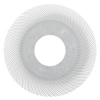 Scotch-Brite ™ Radial Bristle Brush BB-ZB, 152 mm x 11,11 mm x 25,4 mm, p120, alb, tip C, cu adaptor