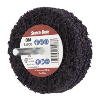 Scotch-Brite ™ Clean and Strip XT Pro Disc XO-ZS, 150 mm x 13 mm x 8 mm, s xcrs, violet