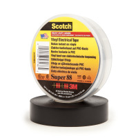 Banda electrică de vinil scotch® super 88, negru, 19mm x 20m