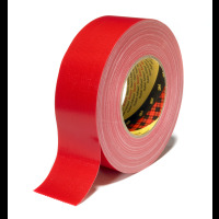 Bandă de canal cu utilizare grea 3M ™ 389, roșu, 25 mm x 50 m, 0,26 mm