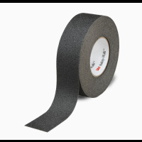 3M ™ Safety-Walk ™ Rezistent la alunecare Rezistent Serie medie 300 Seria 300, negru, 25 mm x 18,3 m, 4/carcasă
