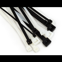 Legătura de cablu 3M ™ ScotchFlex ™, FS 160 AW-C, negru, 160 mm x 2,5 mm