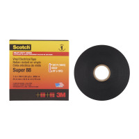 Banda electrică de vinil scotch® super 88, negru, 25 mm x 33 m