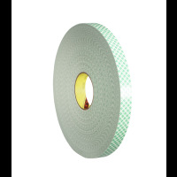 Bandă de spumă cu uretan dublu 3M ™ ™ 4032, alb, 19 mm x 66 m, 0,8 mm