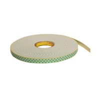 3M™ Double Coated Urethane Foam Tape 4026, White, 19 mm x 33 m, 1.6 mm